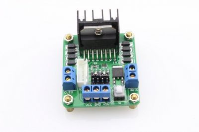 L298N Çift Motor Sürücü Kartı - Dual Motor Driver (Yeşil PCB) - 3