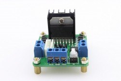 L298N Çift Motor Sürücü Kartı - Dual Motor Driver (Yeşil PCB) - 4