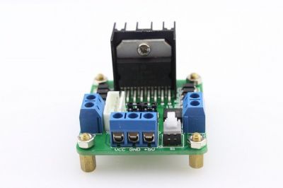 L298N Çift Motor Sürücü Kartı - Dual Motor Driver (Yeşil PCB) - 4