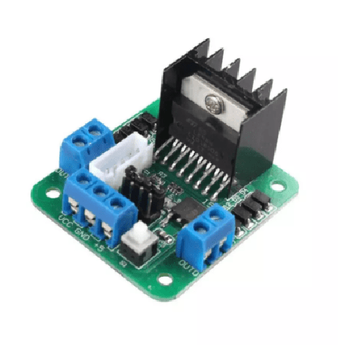L298N Çift Motor Sürücü Kartı - Dual Motor Driver (Yeşil PCB) - 1
