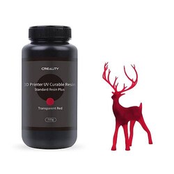LCD Standard Resin Plus 500g - Transparent Red - Creality 3D