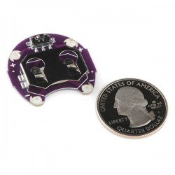 LilyPad Coin PCB - LilyPad CR2032 Battery Slot - 3