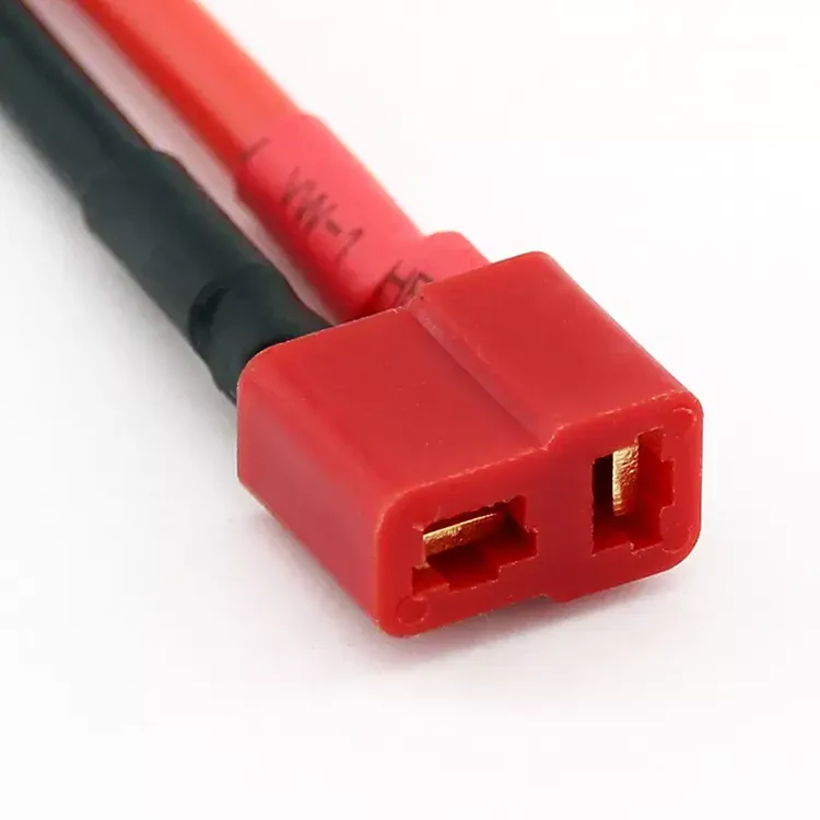 Lipo Battery iRobotistan T Plug Male Female Connector - 15cm 14AWG - 4