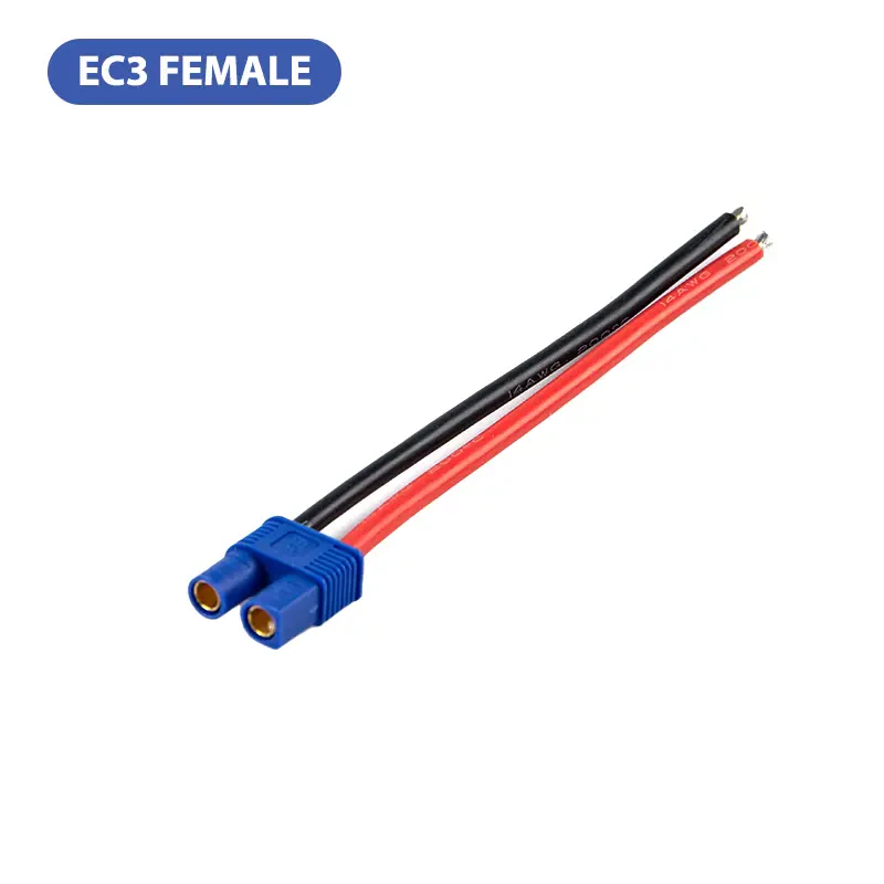 Lipo Pil EC3 Erkek Dişi Konnektör - 15cm 14AWG - 2