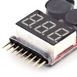 Lipo Voltage Tester ve Alarm Module - 5