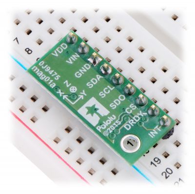 LIS3MDL 3-Axis Magnetometer Carrier with Voltage Regulator - PL2737 - 4