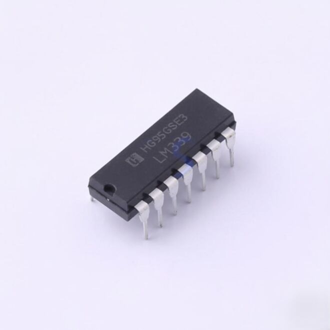 LM339N DIP-14 Quad Voltage Comparator IC - 1