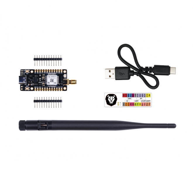 LoRa-E5 Mini (STM32WLE5JC) Geliştirme Kartı - (LoRaWAN Protokolü ve Dünya Çapında Frekans Desteği) - 4