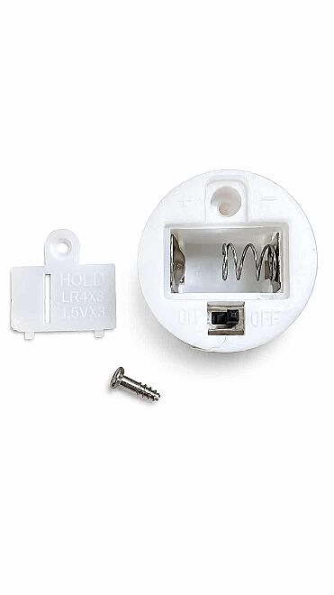 LR41 AG3 23mm Kapaklı Anahtarlı Pil Yuvası - 1