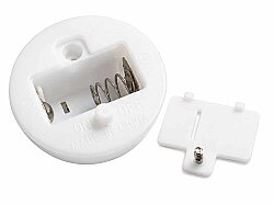 LR44 AG13 34mm Yuvarlak Kapaklı Pil Yuvası - Robotistan