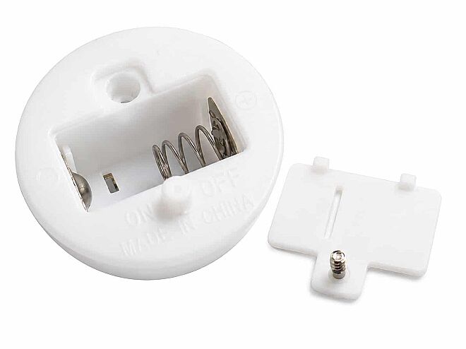 LR44 AG13 34mm Yuvarlak Kapaklı Pil Yuvası - 1