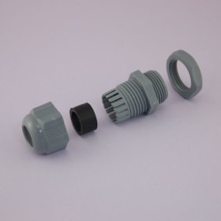 M25x1,5 Çok Delikli Kablo Rakoru - Açık Gri - Proje Kutusu