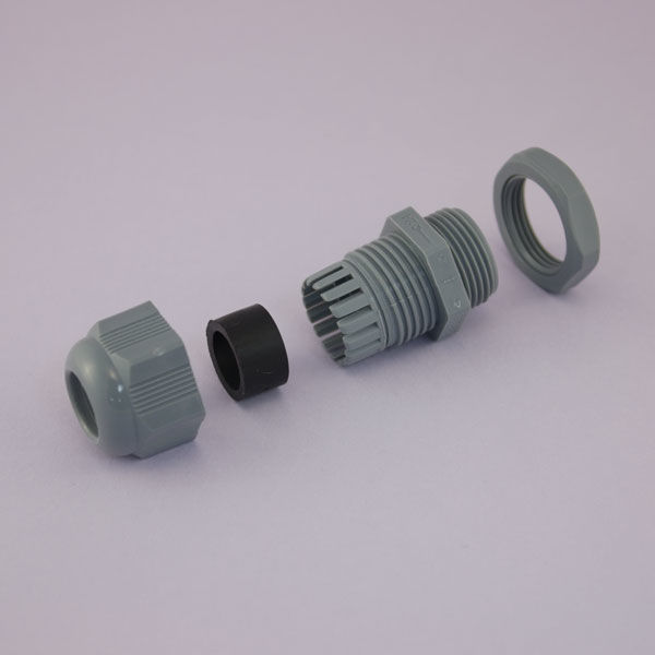 M25x1,5 Çok Delikli Kablo Rakoru - Açık Gri - 1