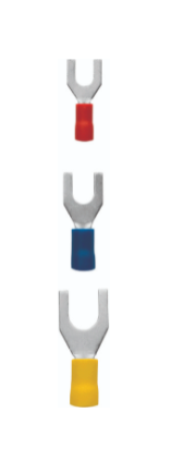 M3 1.50-2.5mm Two-Sided Type Cable Lugs - 200 pcs - 1