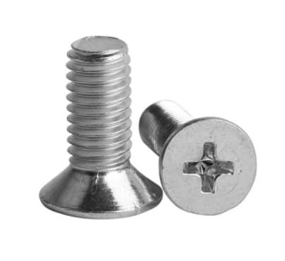 M4 10mm Phillips Countersink Head Bolt - 10 PCS - 1