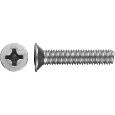 M4 15mm Phillips Head Bolt - 10 PCS - 1