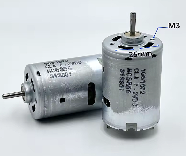 Johnson RS-545SH DC Motor 7.2V 23000RPM - Yüksek Hızlı - 4