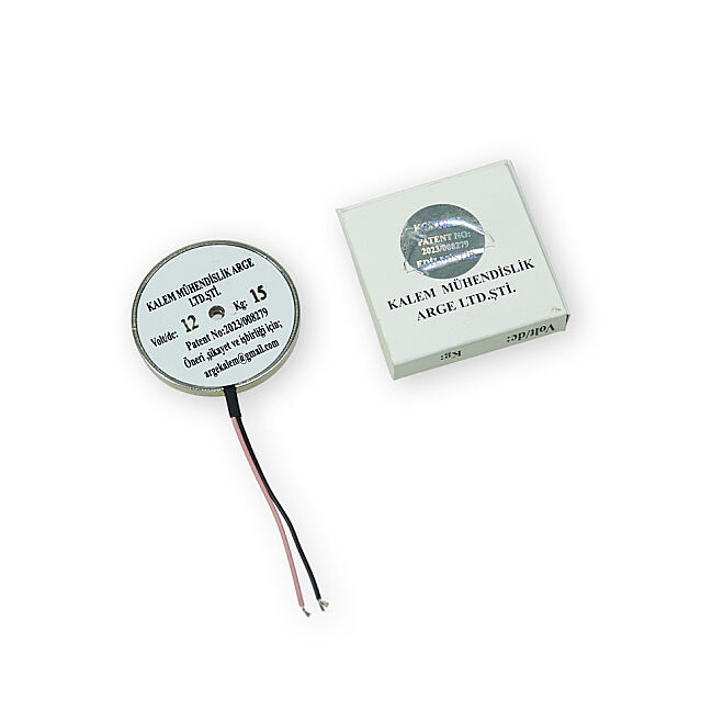 Magnetius 12V 15kg Elektromıknatıs - 50 mm çap - 4