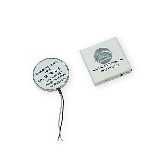 Magnetius 12V 5kg Elektromıknatıs - 50 mm çap - 4