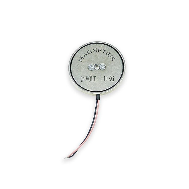 Magnetius 24V 10kg Elektromıknatıs - 50 mm çap - 2