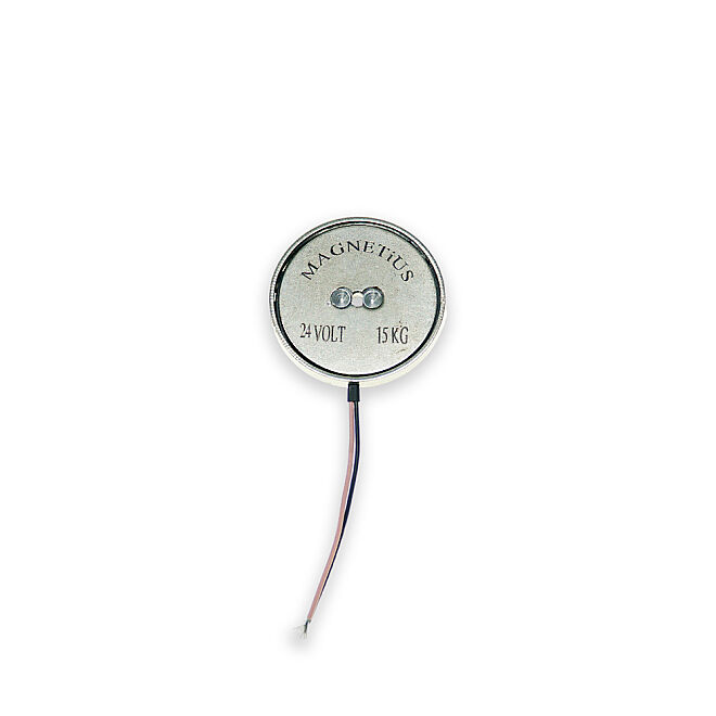 Magnetius 24V 15kg Elektromıknatıs - 50 mm çap - 2