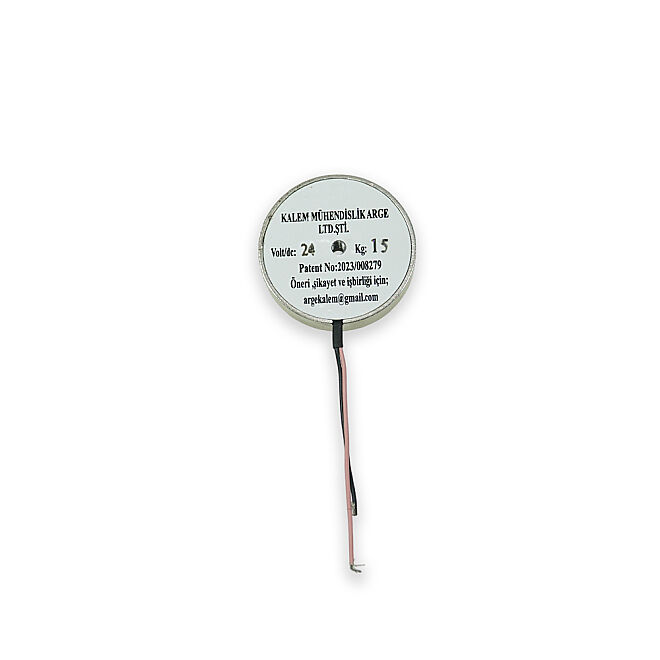 Magnetius 24V 15kg Elektromıknatıs - 50 mm çap - 3