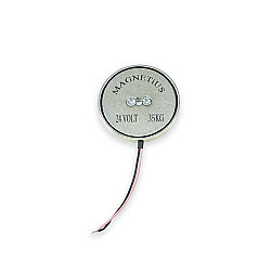 Magnetius 24V 35kg Elektromıknatıs - 50 mm çap - 2