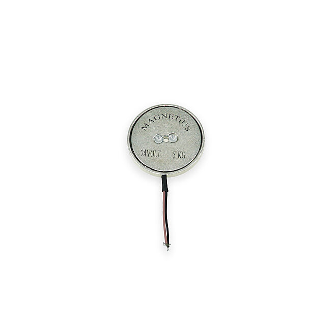 Magnetius 24V 5kg Elektromıknatıs - 50 mm çap - 2