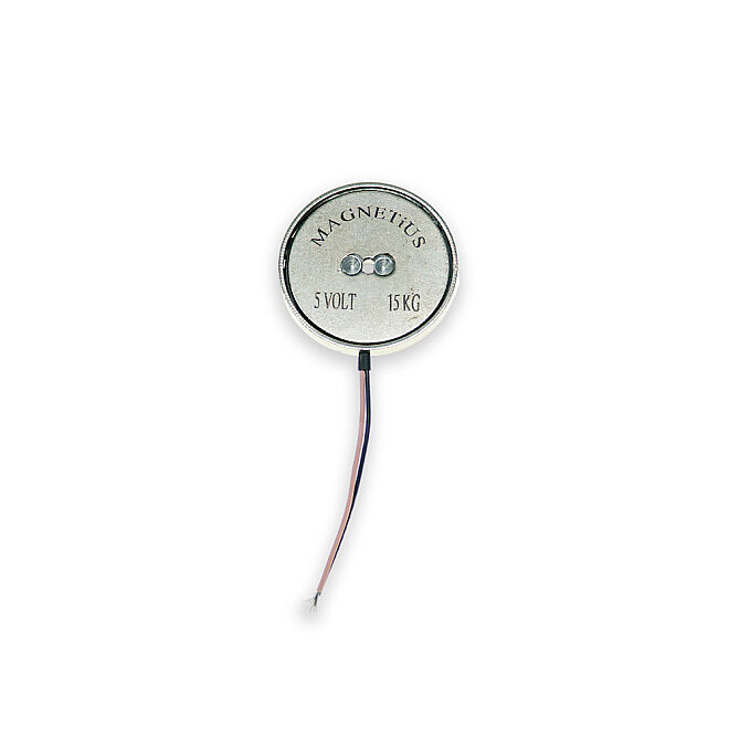 Magnetius 5V 15kg Elektromıknatıs - 50 mm çap - 2