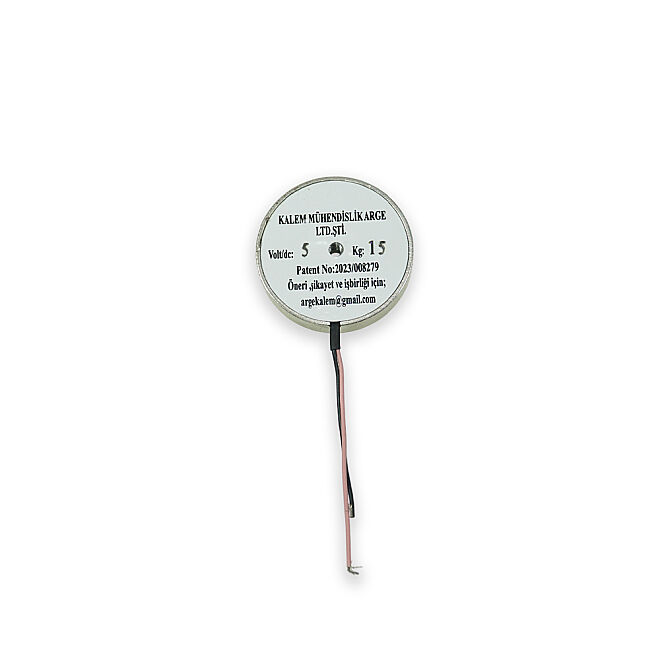 Magnetius 5V 15kg Elektromıknatıs - 50 mm çap - 3
