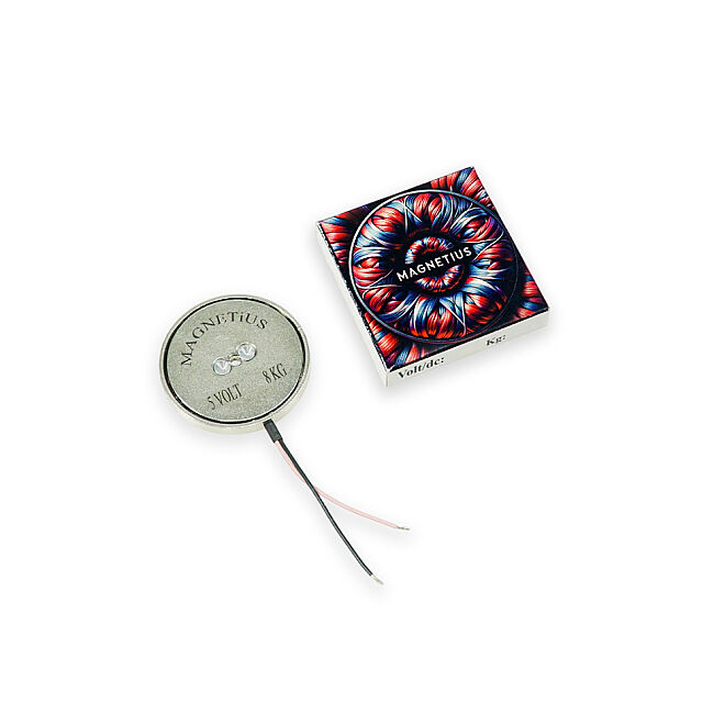 Magnetius 5V 8kg Elektromıknatıs - 50 mm çap - 1