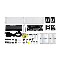 Make Yourself - Table Clock with Temperature Sensor - White 