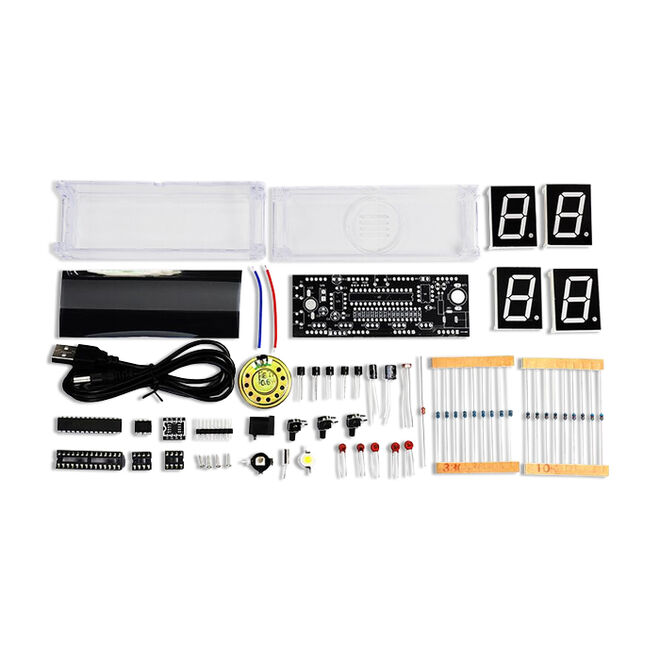 Make Yourself - Table Clock with Temperature Sensor - White - 1