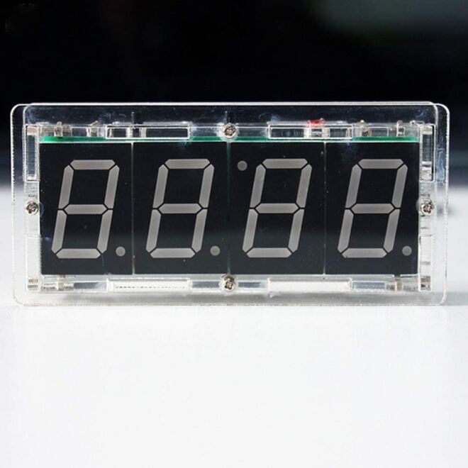 Make Yourself - Table Clock with Temperature Sensor - White - 3