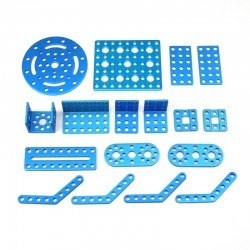 Makeblock Bağlantı Parçaları Paketi - Bracket Robot Pack - Blue - 95045 - Makeblock