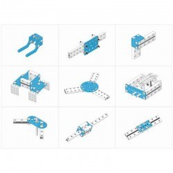 Makeblock Bağlantı Parçaları Paketi - Bracket Robot Pack - Blue - 95045 - 2