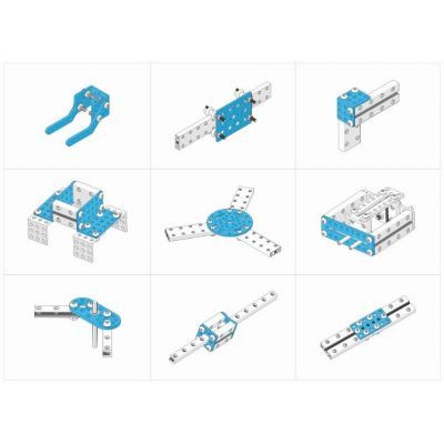 Makeblock Bağlantı Parçaları Paketi - Bracket Robot Pack - Blue - 95045 - 2