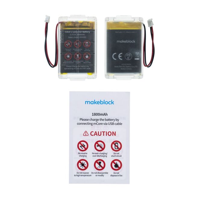 Makeblock mBot 1800 mAh Lipo Pil - 4