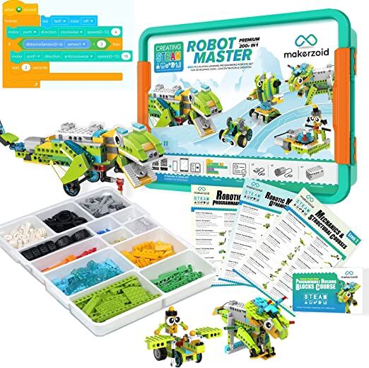 Makerzoid 200-in-1 Scratch Jr Kodlama Robot Kiti – STEM Eğitim Seti (Premium) - 2
