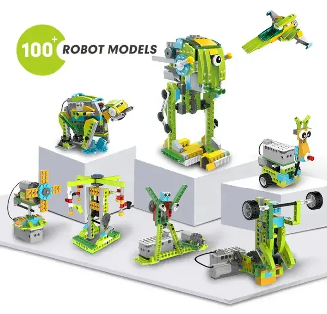 Makerzoid Robot Master 100-in-1 STEAM Coding and Building Block Robot Kit (Standard, 6+) - 3