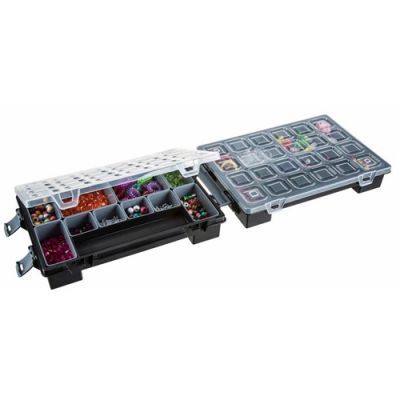 Mano Twin Organizer Çanta Siyah 11 Inch Malzeme Çantası - T-ORG-11 - 1
