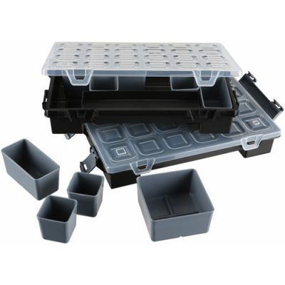 Mano Twin Organizer Çanta Siyah 11 Inch Malzeme Çantası - T-ORG-11 - 3