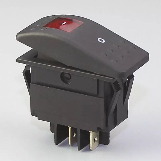 Marin Tip Anahtar RK1-06N 12V LED 4P - 1