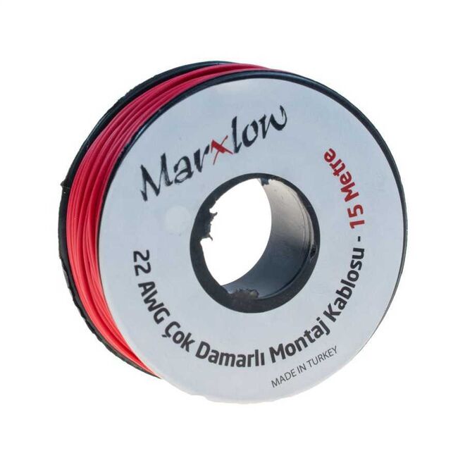 Marxlow 15 Meter Multicore Assembly Cable - Red - 1