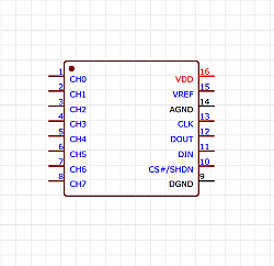 MCP3008-I/SL - SOIC-16 - 2