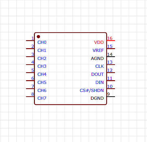 MCP3008-I/SL - SOIC-16 - 2