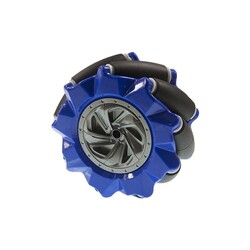 Mecanum Wheel Set 80mm - Blue (4 Pieces) 