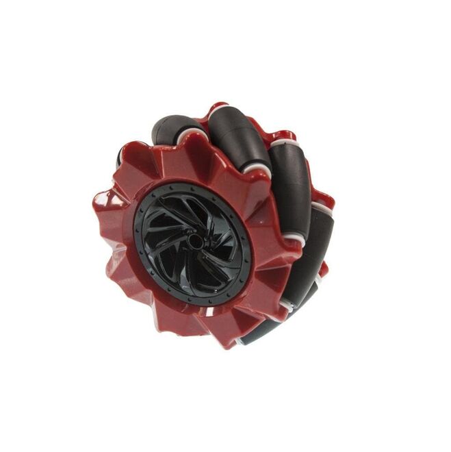 Mecanum Wheel Set 80mm - Red (4 Pieces) - 1