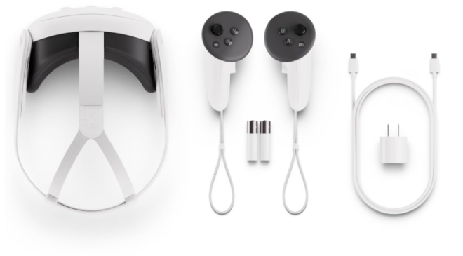 Meta Quest 3 Extraordinary Mixed Reality Glasses - 128GB - White - 2