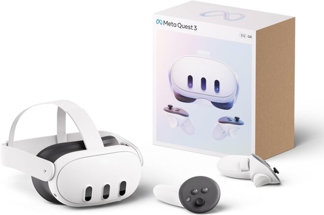 Meta Quest 3 Extraordinary Mixed Reality Glasses - 512GB - White - 4